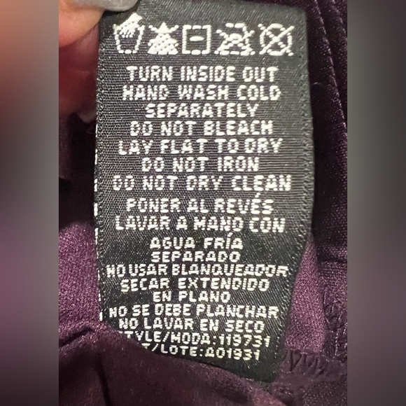 WOMENS SIZE 10 RN STUDIO BY RONNI NICOLE WINE LACE SHORT SLEEVE DRESS LINED EUC - Picture 9 of 9